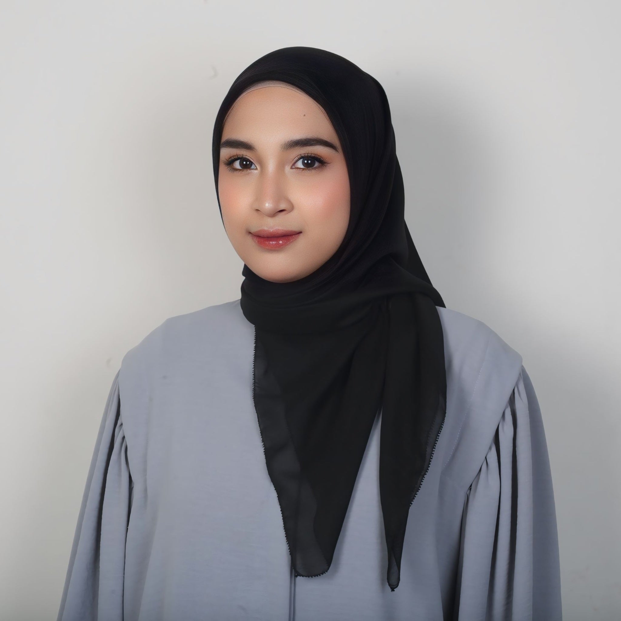 Image of Eclemix Ara Plain Hijab | Hijab Polos Segiempat Paris Premium